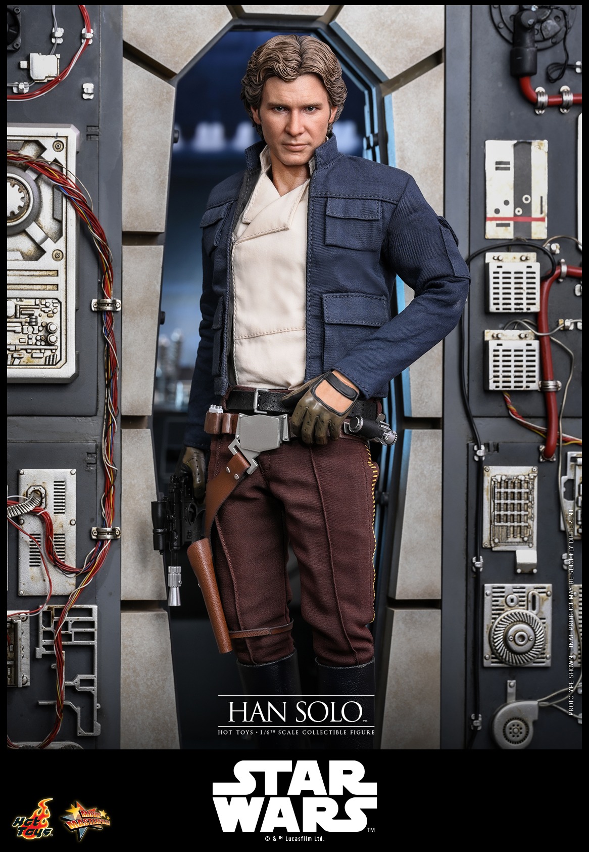 Pre-Order Hot Toys Star Wars Empire Strikes Back Han Solo Figure MMS846